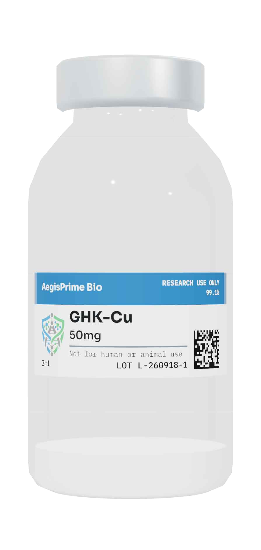 AegisPrime Bio GHK-Cu 50mg vial